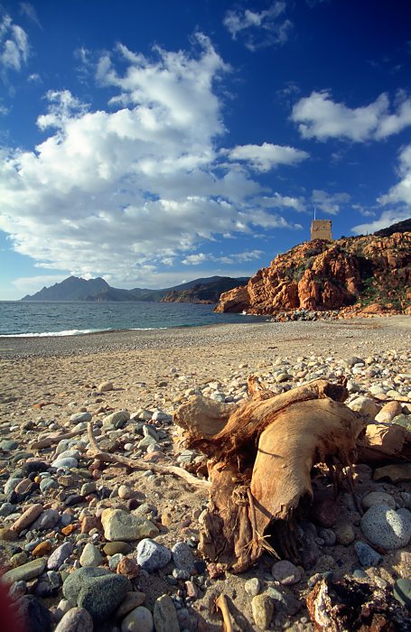 Korsika - Porto - pláž